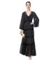 High-end fairy print long dress 250505