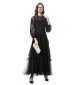 2025 Luxury Embroidered Round-neck Retro Mesh Tulle Dress Dress 250705